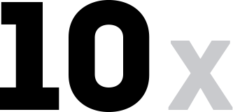 10x