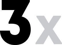 3x